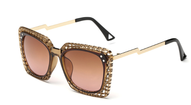 Sunglasses Luxury Brand Design Women Metal Sun glasses Fashion Lady Shades UV400 Eyewear oculos gafas de sol