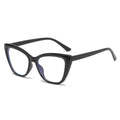 Color blocking anti blue light cat eye flat mirror new style glasses frame fashionable and versatile plain glasses frame