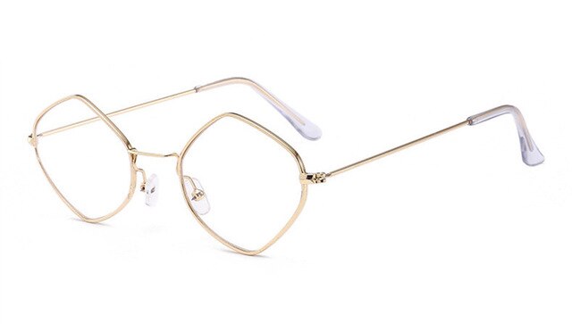Polygon Sunglasses Women Men Brand Designer Vintage Sunglasses Clear Sun Glasses Sexy Fashion Couple Eyewear