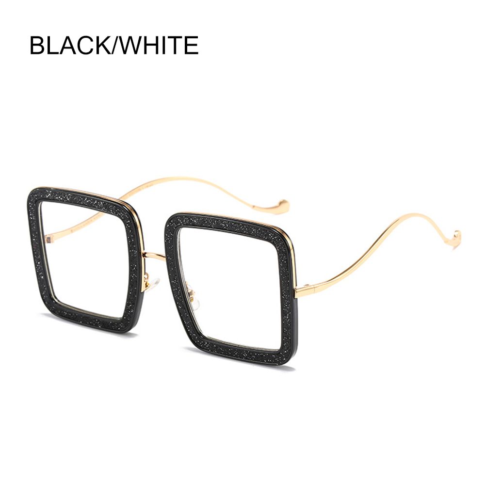 Oversized Sunglasses Women Square Luxury Diamond Shiny Crystal Sun Glasses Men UV400 Shades Eyewear