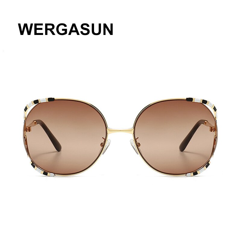 Fashionable And Modern Metal Sunglasses Metal Large Frame Baking Varnish Sunglasses Street Photos Ins Sunglasses