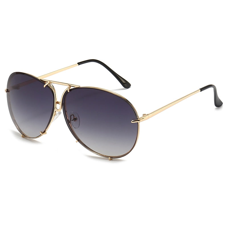 Fashion Pilot Sunglasses Women Men Brand Designer Retro Mirror Sun Glasses Silver Outdoor Driving Eyewear Shades for Women