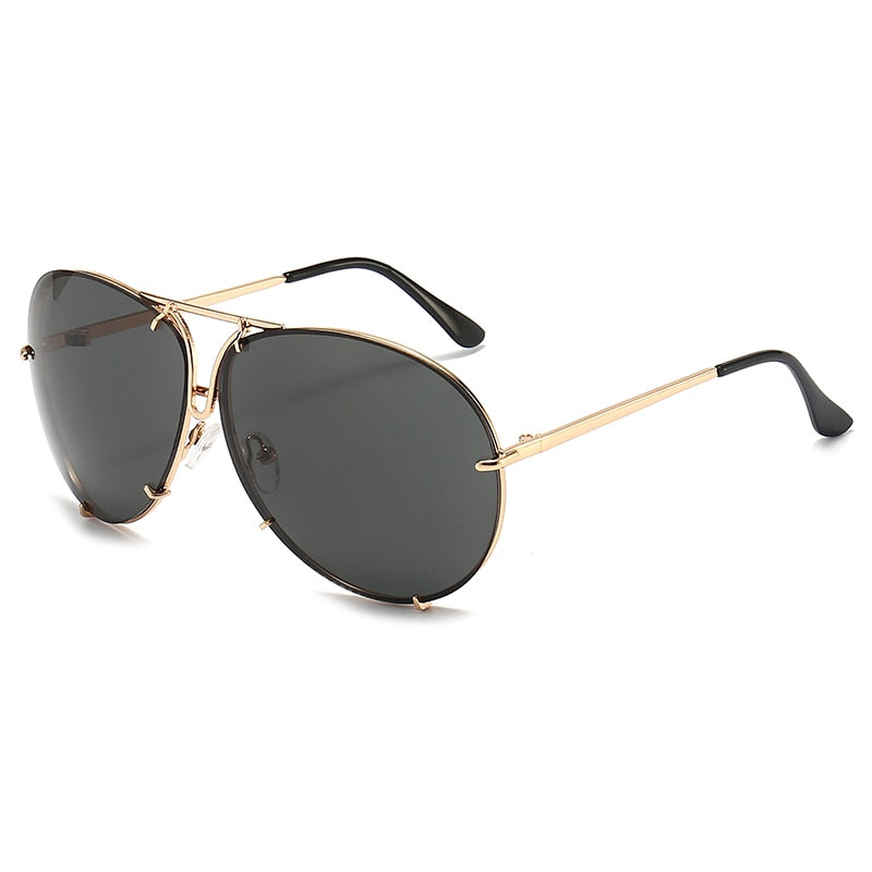 Fashion Pilot Sunglasses Women Men Brand Designer Retro Mirror Sun Glasses Silver Outdoor Driving Eyewear Shades for Women