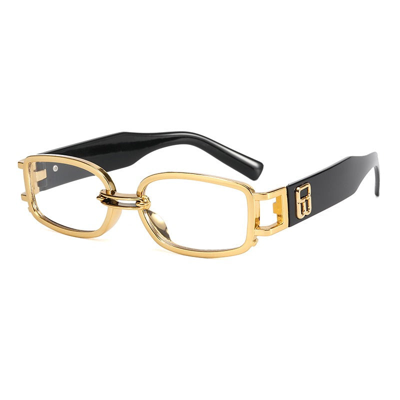 Fashionable Resin Sunglasses Men's Stall Red Transparent Glasses