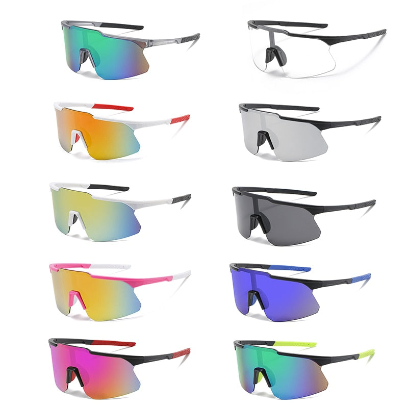 Fashion Riding Protection Goggles Eyewear Polarized Sports Men Sunglasses Mountain Bike Bicycle Road Windshield Cycling Glasses
