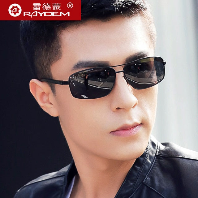 Polarized Men's Vintage Sunglasses Aluminum Sun Glasses Goggle Eyewear Accessories For Men