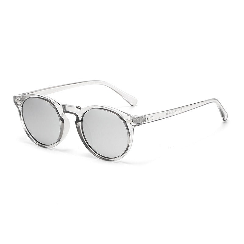 Fashion Sunglasses for Men Women Vintage Small Round Frame Sun Glasses Yellow Lens UV400 Goggles Shades Eyewear