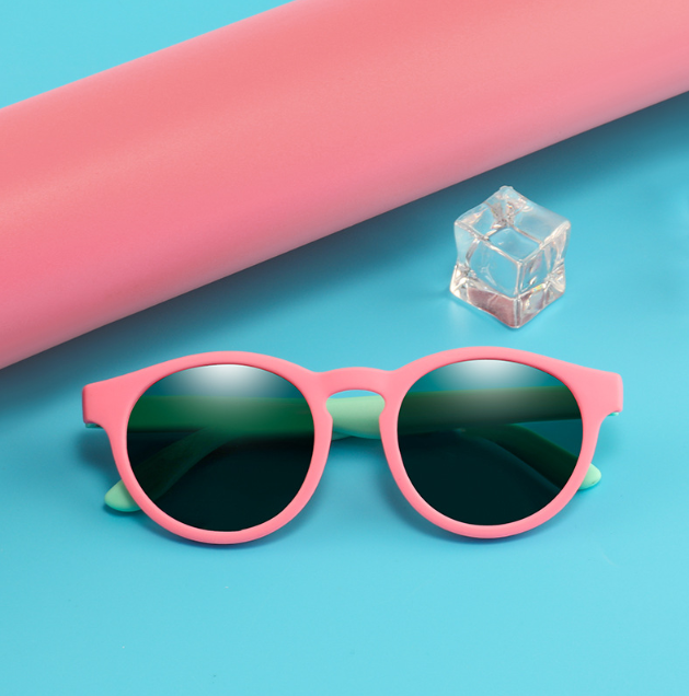 New Kids Polarized Sunglasses Round Children Sun Glasses Boys Girl Safety Glasses Baby Infant Shades Eyewear UV400