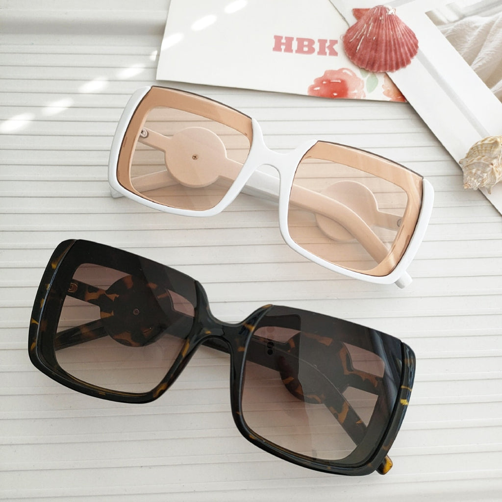 Fashion Oversized Square Sunglasses Women Men Luxury Braqnd Design Unisex Personalized Travel Driving Eyewear UV400