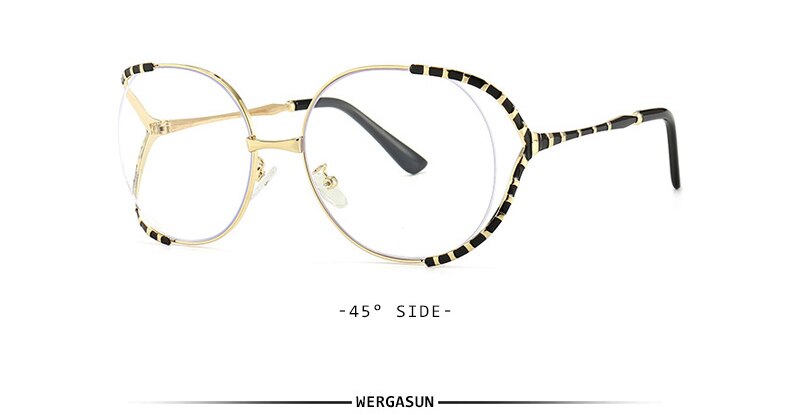 Fashionable And Modern Metal Sunglasses Metal Large Frame Baking Varnish Sunglasses Street Photos Ins Sunglasses