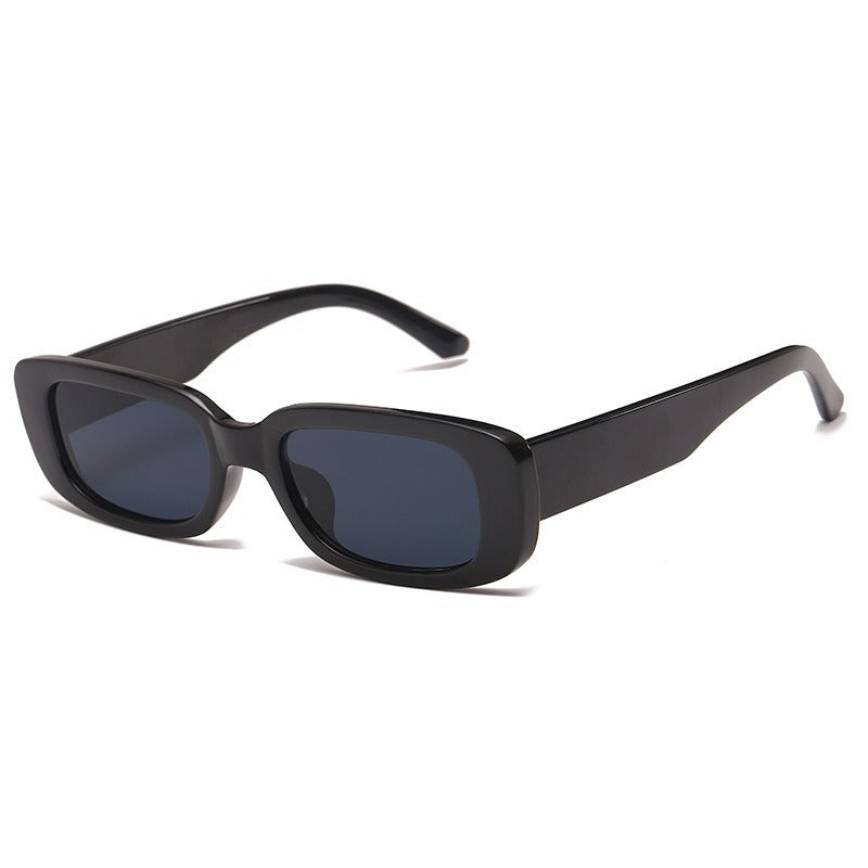New fashionable small frame sunglasses for men and women trendy street style sunglasses rectangular gradient sunglasses