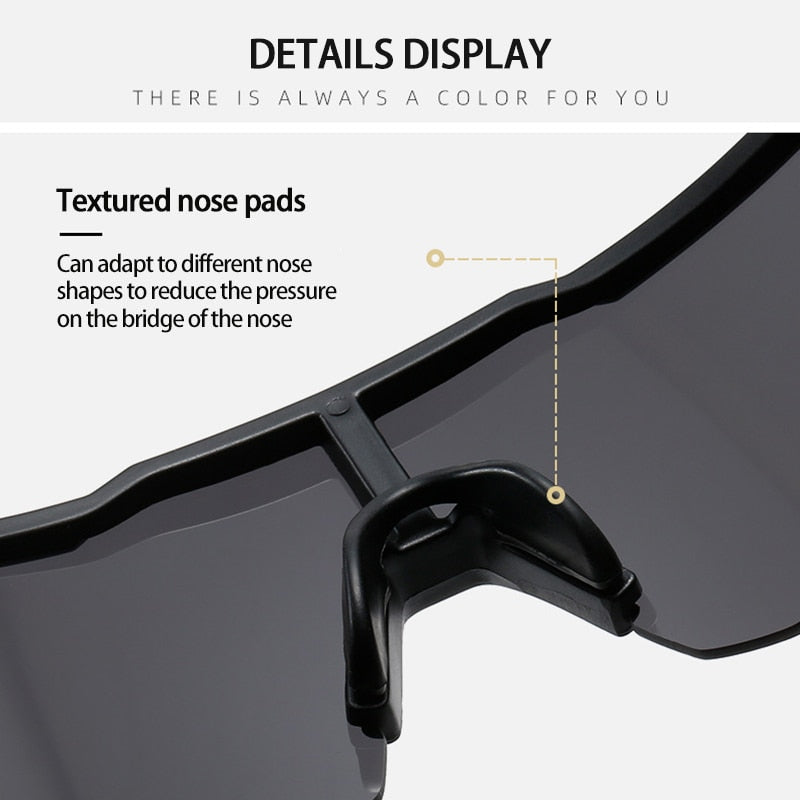 Fashion Riding Protection Goggles Eyewear Polarized Sports Men Sunglasses Mountain Bike Bicycle Road Windshield Cycling Glasses