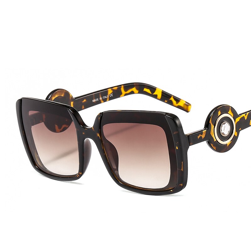 Fashion Oversized Square Sunglasses Women Men Luxury Braqnd Design Unisex Personalized Travel Driving Eyewear UV400