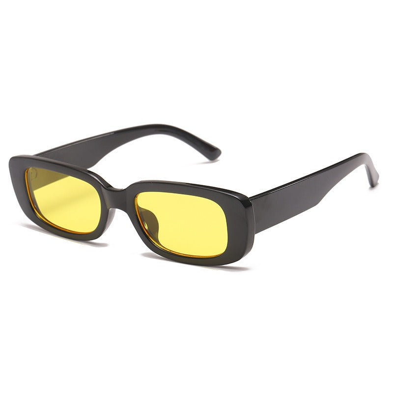New fashionable small frame sunglasses for men and women trendy street style sunglasses rectangular gradient sunglasses