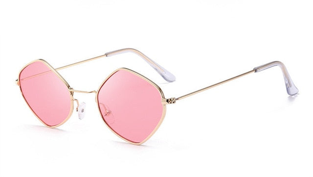 Polygon Sunglasses Women Men Brand Designer Vintage Sunglasses Clear Sun Glasses Sexy Fashion Couple Eyewear