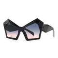 New Style Fashionable Big Frame Funny Hip-hop Sunglasses Catwalk Irregular Sunglasses Decorative Glasses