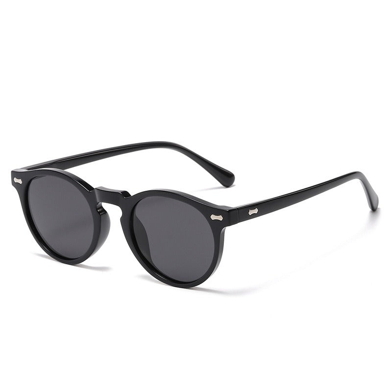 Fashion Sunglasses for Men Women Vintage Small Round Frame Sun Glasses Yellow Lens UV400 Goggles Shades Eyewear