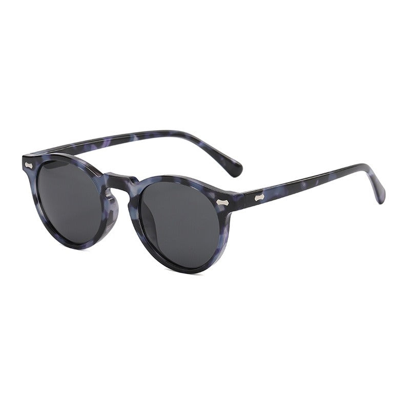 Fashion Sunglasses for Men Women Vintage Small Round Frame Sun Glasses Yellow Lens UV400 Goggles Shades Eyewear