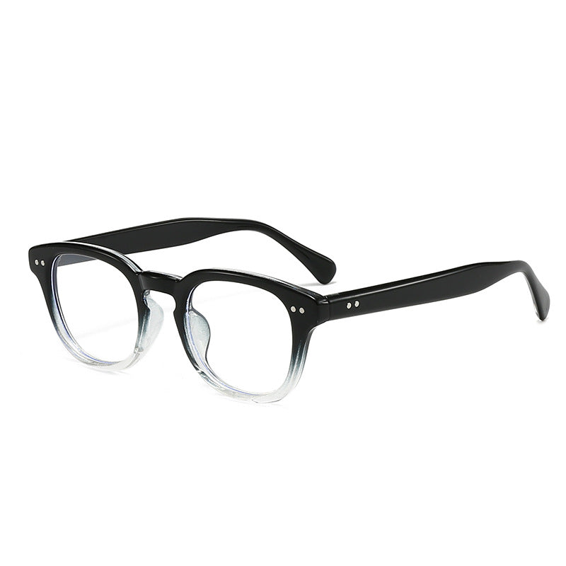 Square Frame Sunglasses with Metal Rivets UV Protection, Fashionable Everyday Wear, Casual Sun Glasses