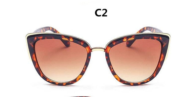 Vintage Sexy Ladies Cat Eye Sunglasses Women Brand Designer New Fashion Cute Eyewear Small Sun Glasses