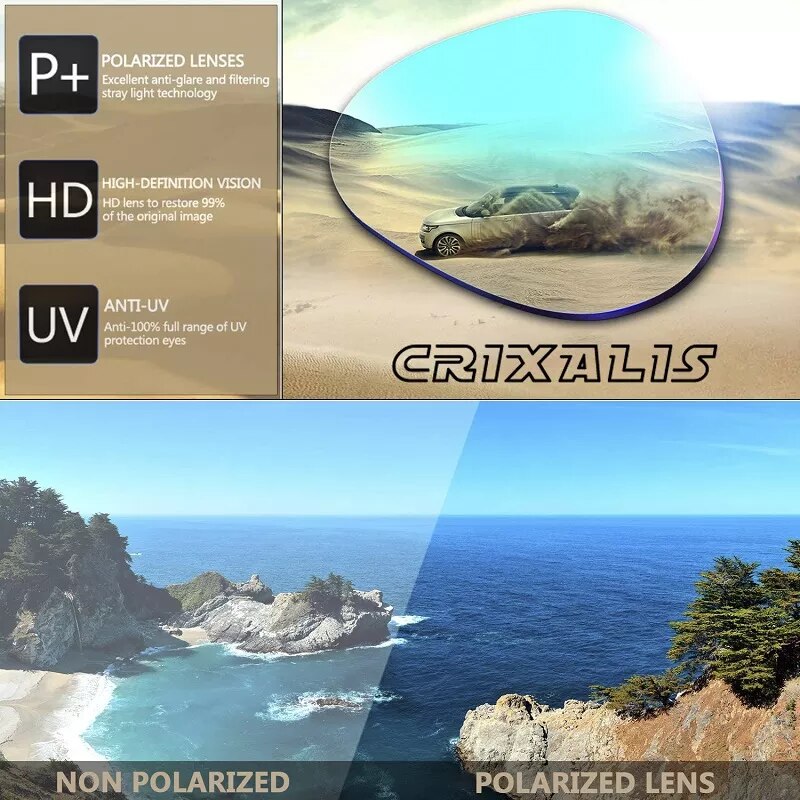 CRIXALIS Small Rectangle Polarized Sunglasses Women Brand Designer Sun Glasses For Ladies Shades Female Eyewear Anti-glare UV400