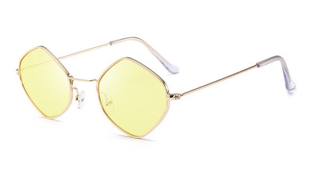 Polygon Sunglasses Women Men Brand Designer Vintage Sunglasses Clear Sun Glasses Sexy Fashion Couple Eyewear