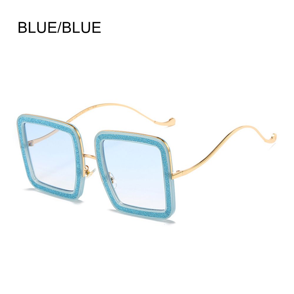 Oversized Sunglasses Women Square Luxury Diamond Shiny Crystal Sun Glasses Men UV400 Shades Eyewear