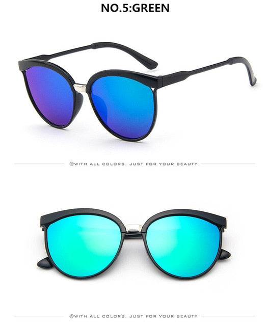 Cat Eye Brand Designer Sunglasses Women Luxury Plastic Sun Glasses Classic Retro Outdoor Eyewear