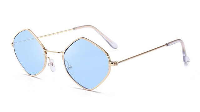 Polygon Sunglasses Women Men Brand Designer Vintage Sunglasses Clear Sun Glasses Sexy Fashion Couple Eyewear