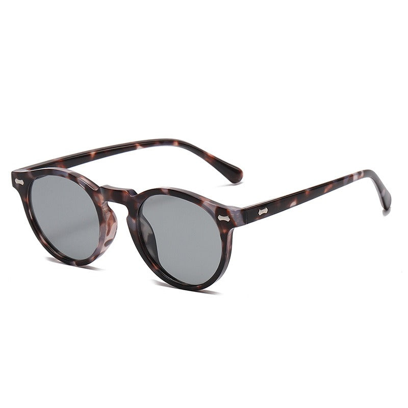 Fashion Sunglasses for Men Women Vintage Small Round Frame Sun Glasses Yellow Lens UV400 Goggles Shades Eyewear