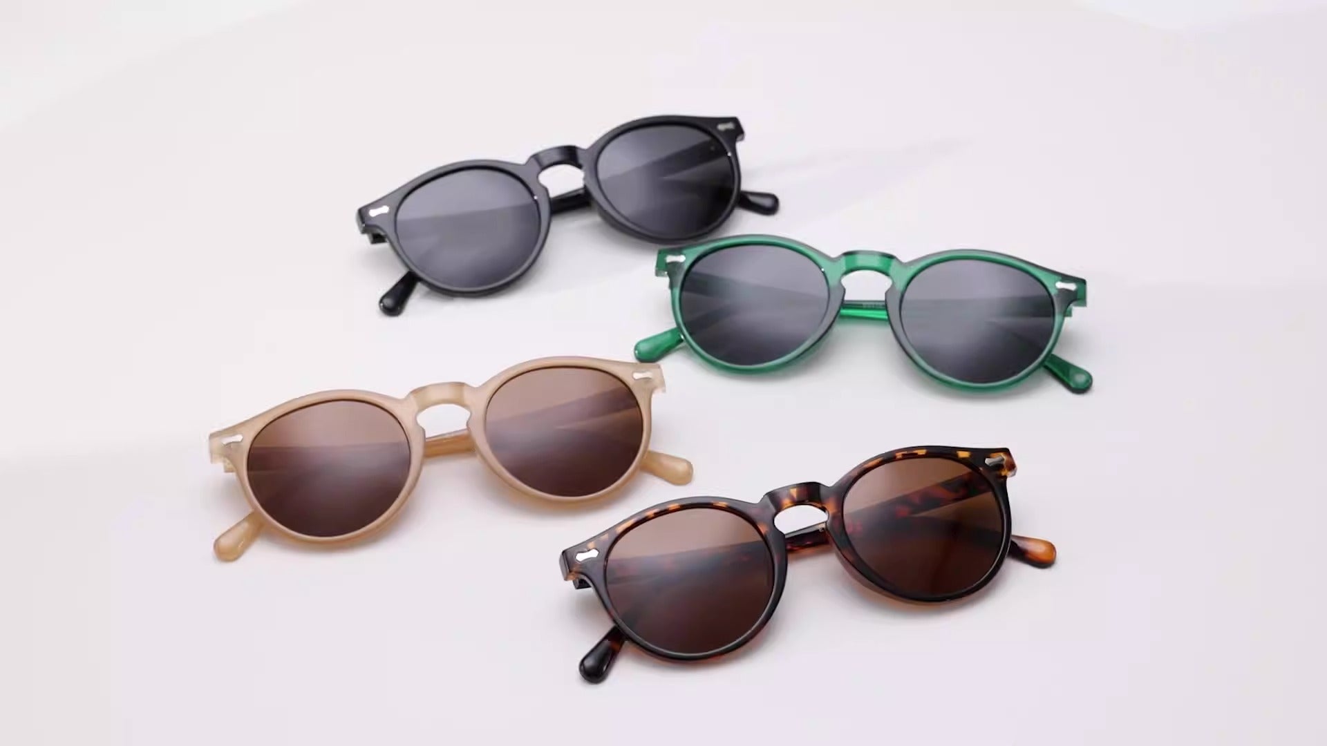Fashion Sunglasses for Men Women Vintage Small Round Frame Sun Glasses Yellow Lens UV400 Goggles Shades Eyewear