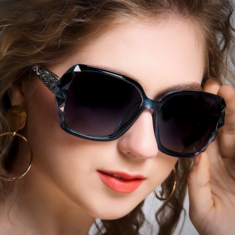 Polarized Sunglasses Vintage Women Luxury Brand Designer Shades Eyewear Accessories Oversized Ladies Driving Sun Glasses