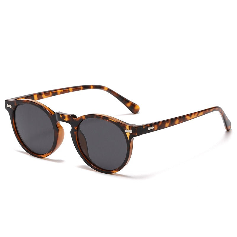 Fashion Sunglasses for Men Women Vintage Small Round Frame Sun Glasses Yellow Lens UV400 Goggles Shades Eyewear