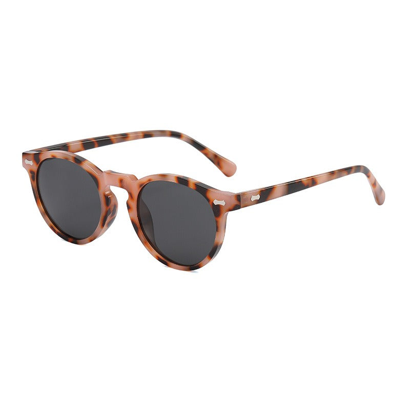 Fashion Sunglasses for Men Women Vintage Small Round Frame Sun Glasses Yellow Lens UV400 Goggles Shades Eyewear