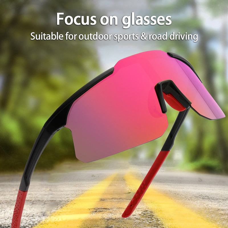 Fashion Riding Protection Goggles Eyewear Polarized Sports Men Sunglasses Mountain Bike Bicycle Road Windshield Cycling Glasses
