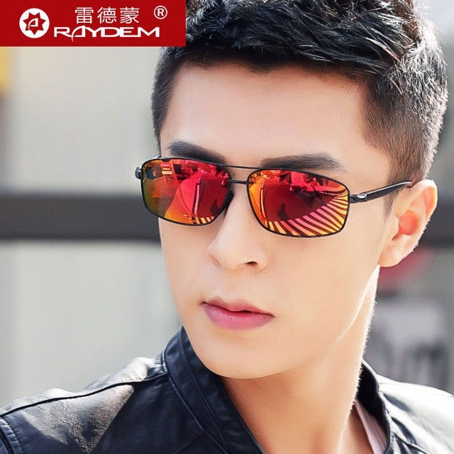 Polarized Men's Vintage Sunglasses Aluminum Sun Glasses Goggle Eyewear Accessories For Men