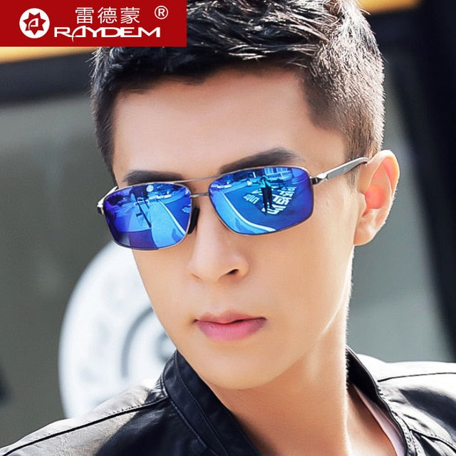 Polarized Men's Vintage Sunglasses Aluminum Sun Glasses Goggle Eyewear Accessories For Men