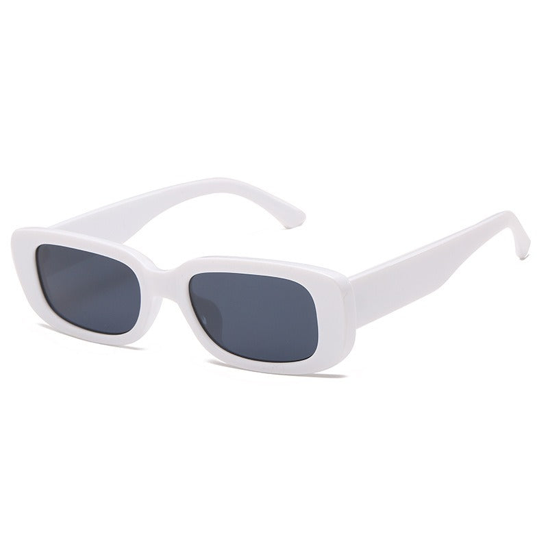 New fashionable small frame sunglasses for men and women trendy street style sunglasses rectangular gradient sunglasses