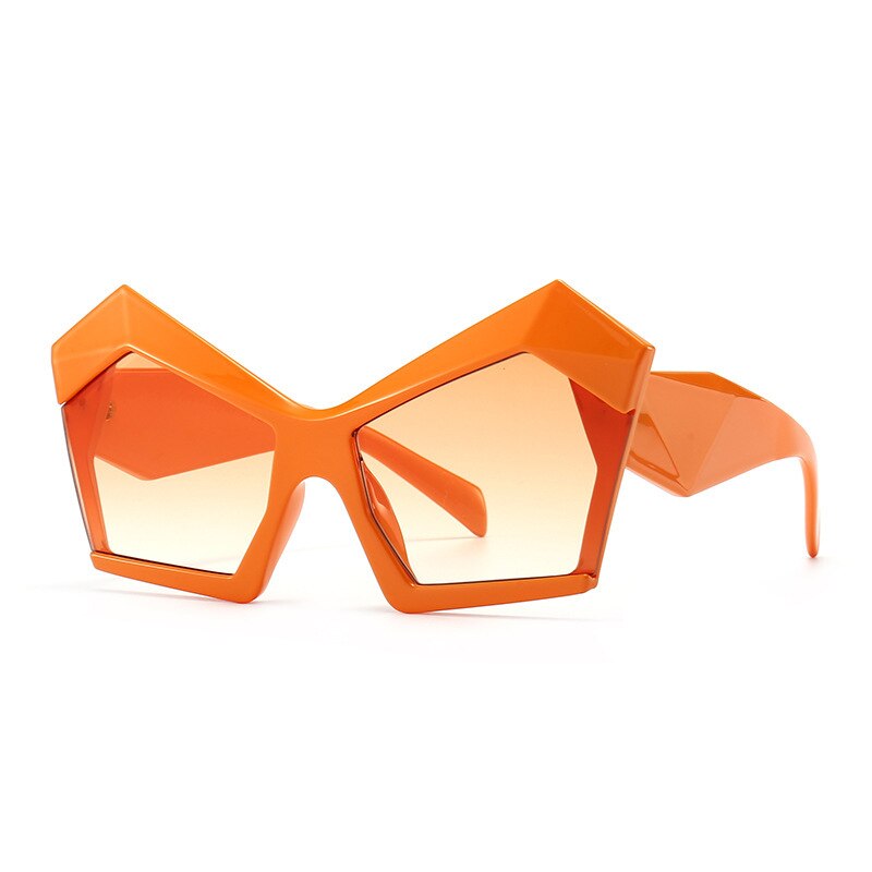 New Style Fashionable Big Frame Funny Hip-hop Sunglasses Catwalk Irregular Sunglasses Decorative Glasses