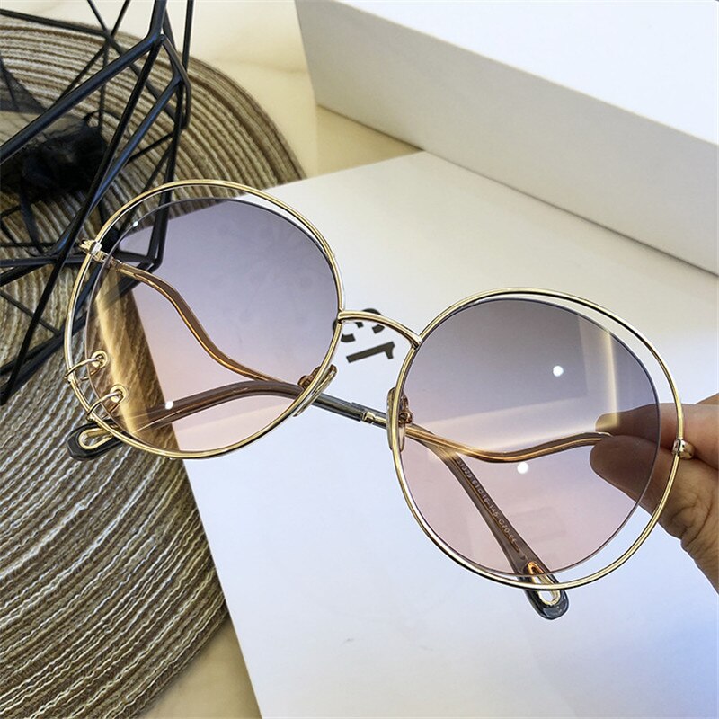 Women Sunglasses Luxury Decoration Classic Eyewear Sunglasses Original Brand Designer Sun Glasses Fashion UV400