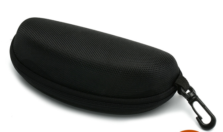 Protable Sunglasses Protector Travel Pack Pouch Glasses Case 1Pcs Black Zipper Box Hard Eyewear Accessories