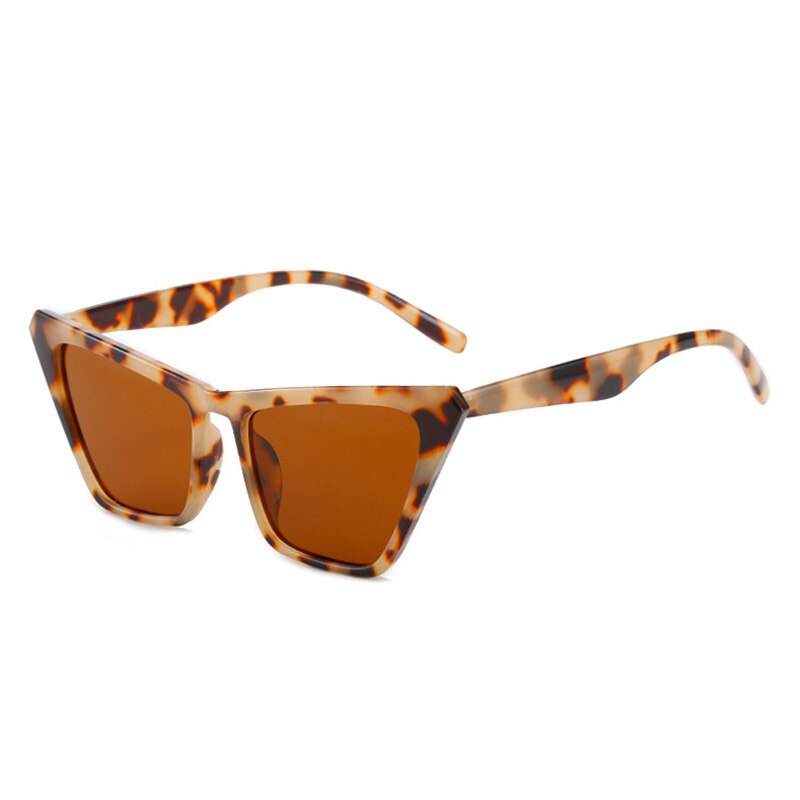 Fashion Retro Cat Eye Sunglasses Green Yellow Shades Eyewear for Women/Men Gradient Glasses