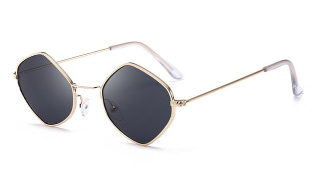 Polygon Sunglasses Women Men Brand Designer Vintage Sunglasses Clear Sun Glasses Sexy Fashion Couple Eyewear