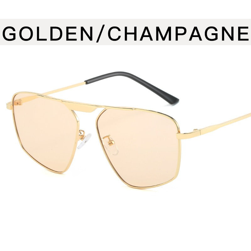 Retro personalized sunglasses, fashionable beach sunglasses, trendy trend