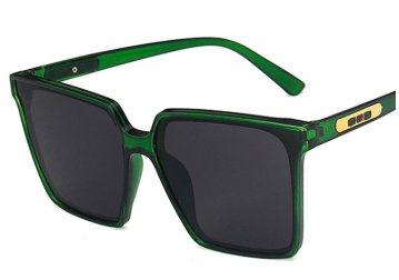 New Vintage Square Oversized Sunglasses Women Men Brand Designer Transparent Gradient Sun Glasses Big Frame Eyewear UV400