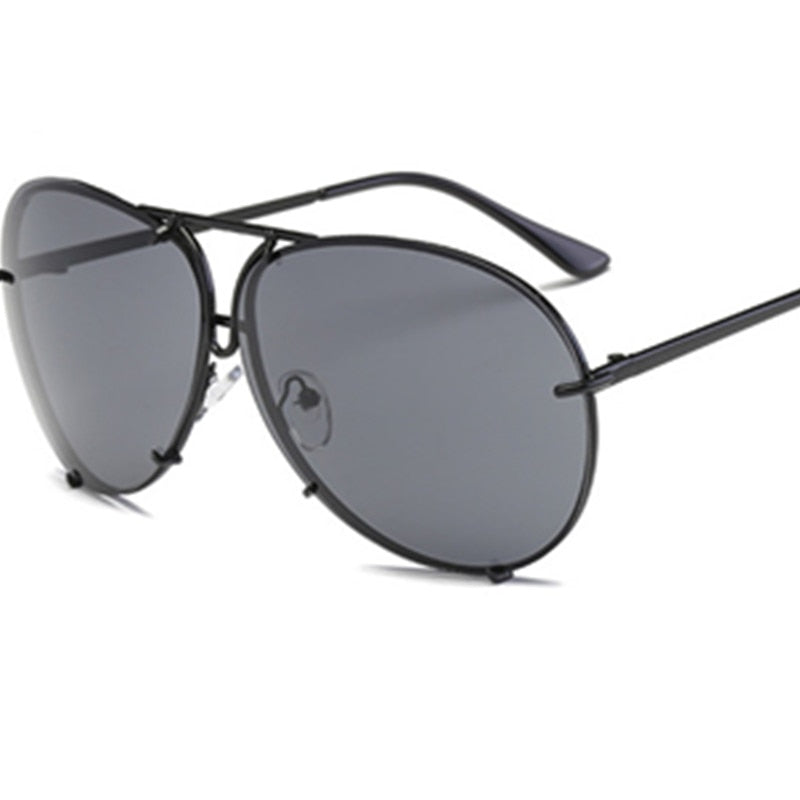 Fashion Pilot Sunglasses Women Men Brand Designer Retro Mirror Sun Glasses Silver Outdoor Driving Eyewear Shades for Women