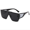 Simple and fashionable sunglasses Men frameless European and American street photography glasses