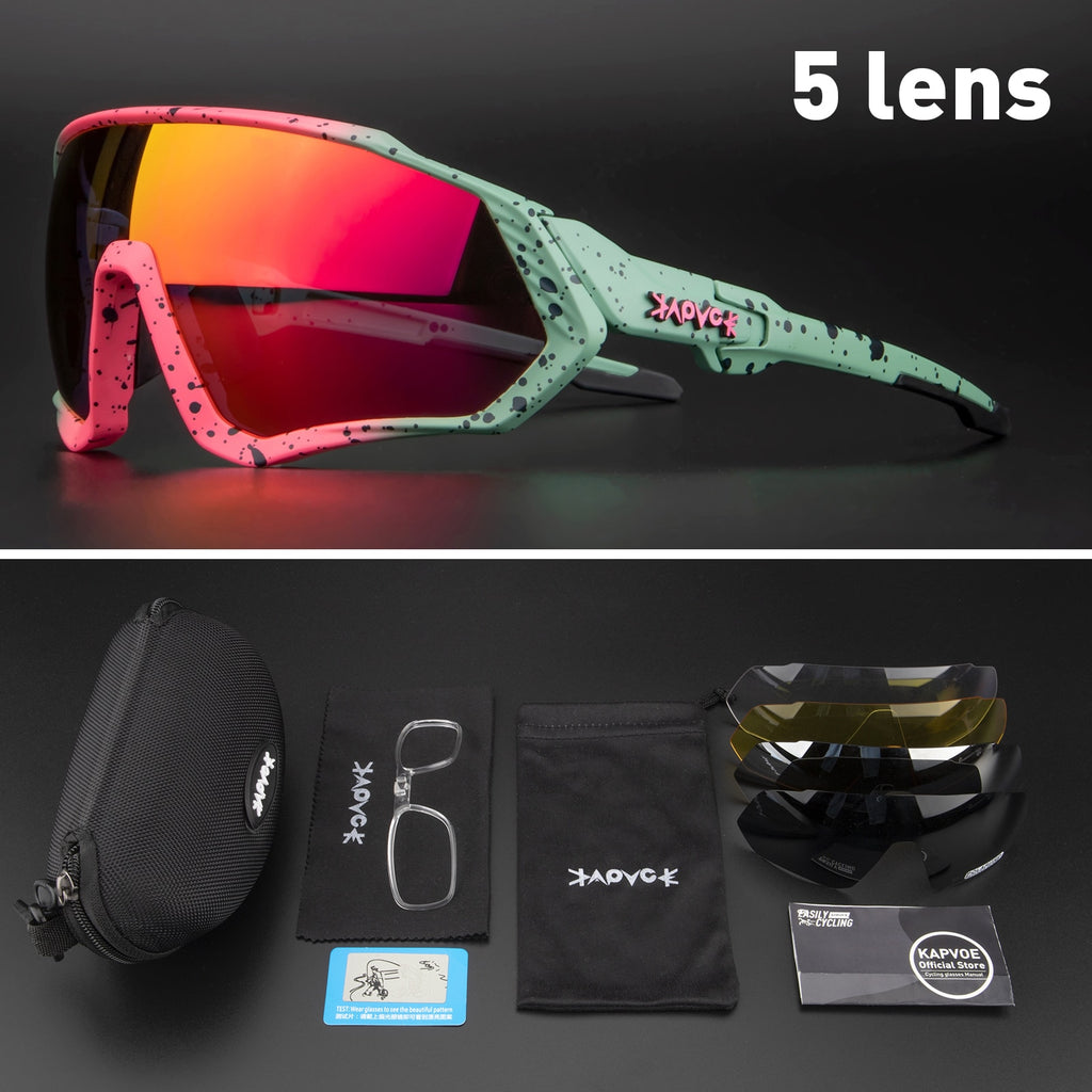Riding Cycling Sunglasses Mtb Polarized Sports Cycling Glasses Goggles Bicycle Mountain Bike Glasses Men's Women Cycling Eyewear