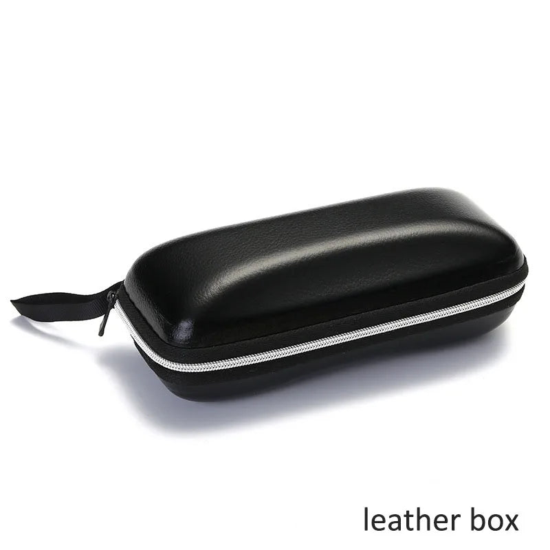Protable Sunglasses Protector Travel Pack Pouch Glasses Case 1Pcs Black Zipper Box Hard Eyewear Accessories
