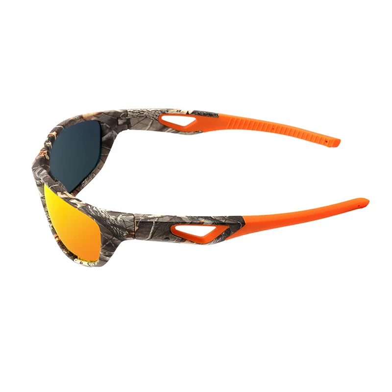 Polarized Sunglasses Camo Sports Fishing Eyewear TR90 Light Weight Safe protection Goggles
